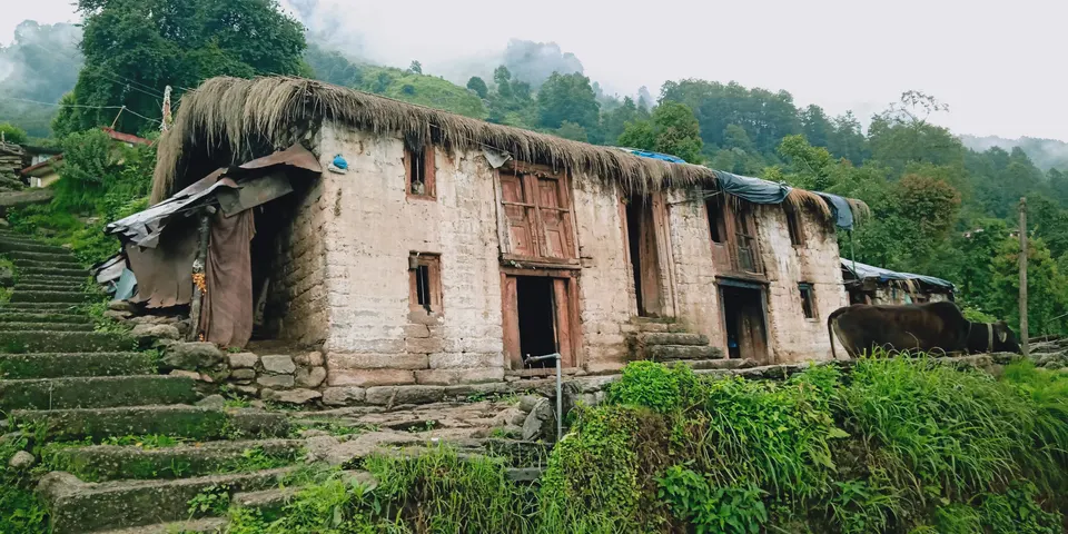 A traditional rural house in Uttarakhand